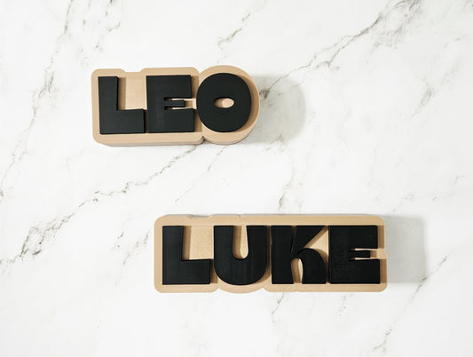 Personalized 3D Printed Name Plate – Modern Desk Sign, Office Decor