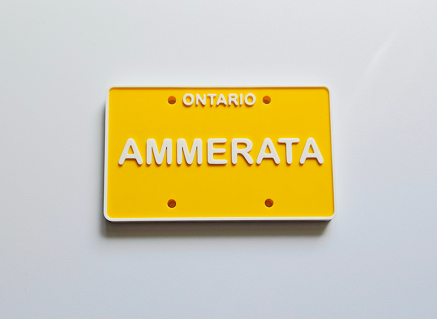 Personalized 3D Printed Custom Name License Plate Canada Provinces Kids Ride-On Bike Toy Gift