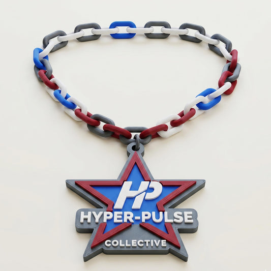 Custom 3D Printed Logo Turnover Chain | MVP Sports Award Necklace