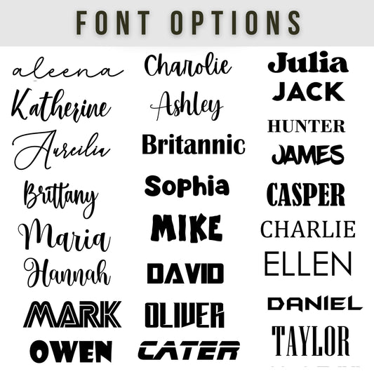 Custom Name Vinyl Decals, Party Stickers for tumblers, water bottles