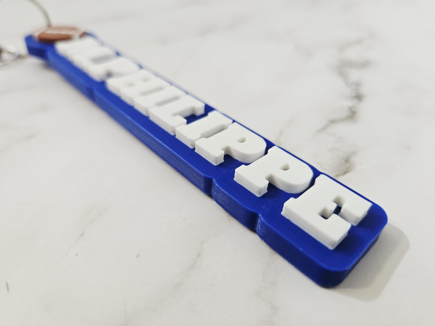 Custom Football Boy Name Keychain, 3D Printed Bag Tag, Sports Team Accessory