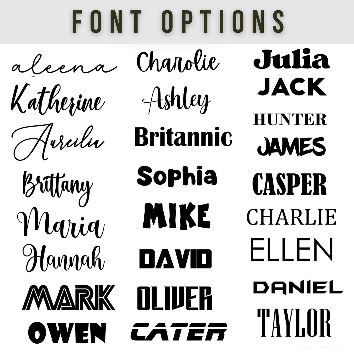 Custom Name Vinyl Decals, Party Stickers for tumblers, water bottles