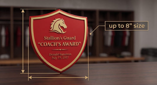 Custom Coach Gift Plaque - Personalized Sports Team Award - Thank You Appreciation Trophy - Football Basketball Soccer Baseball Gift